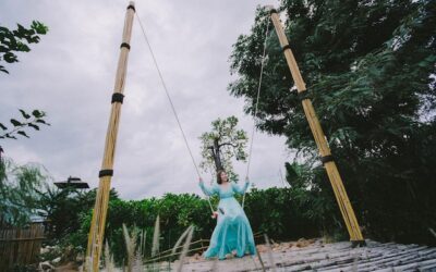 Jak zrobić huśtawkę z bali do ogrodu?